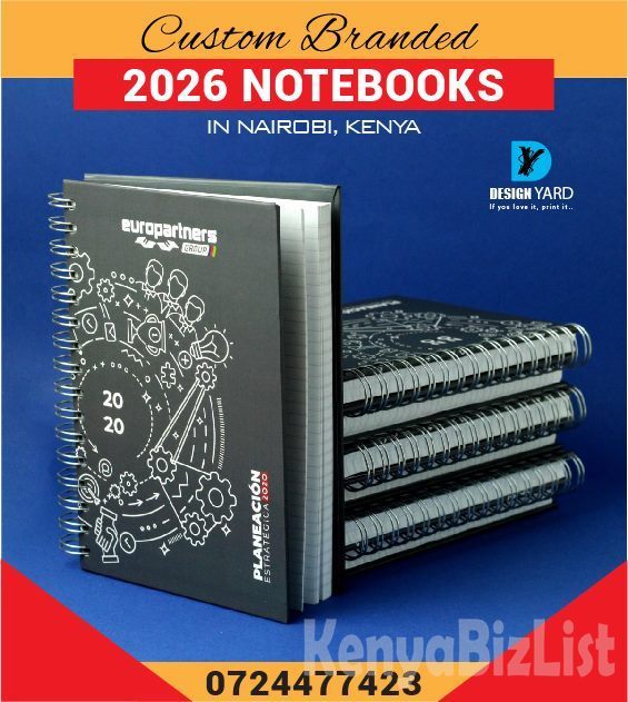 Branded notebook Printing Services in Kenya