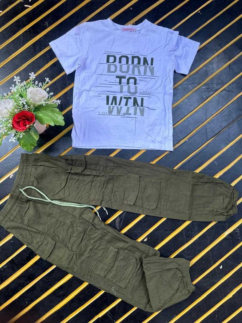 Boys 2 Piece (Born to win) Set 5-11 years