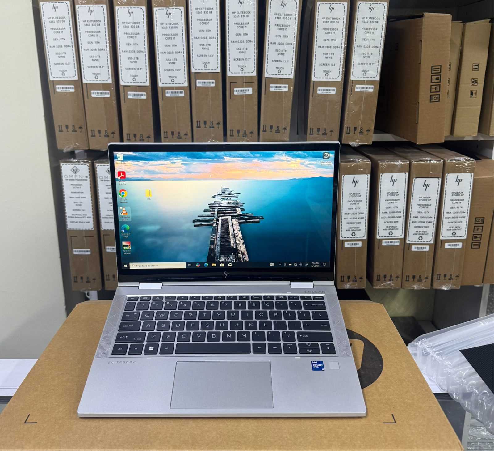 HP EliteBook x360 830 G8 11th Gen  Intel Core i7, 32GB RAM, 512GB SSD, 13.3" FHD Touchscreen Win 11 Pro