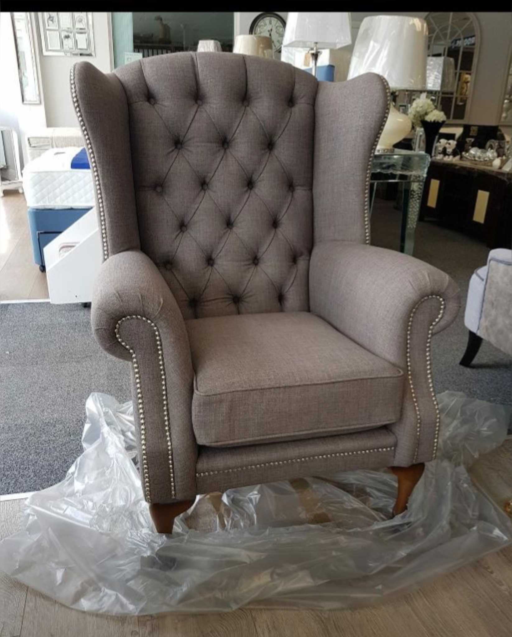 Classic wing chair for sale