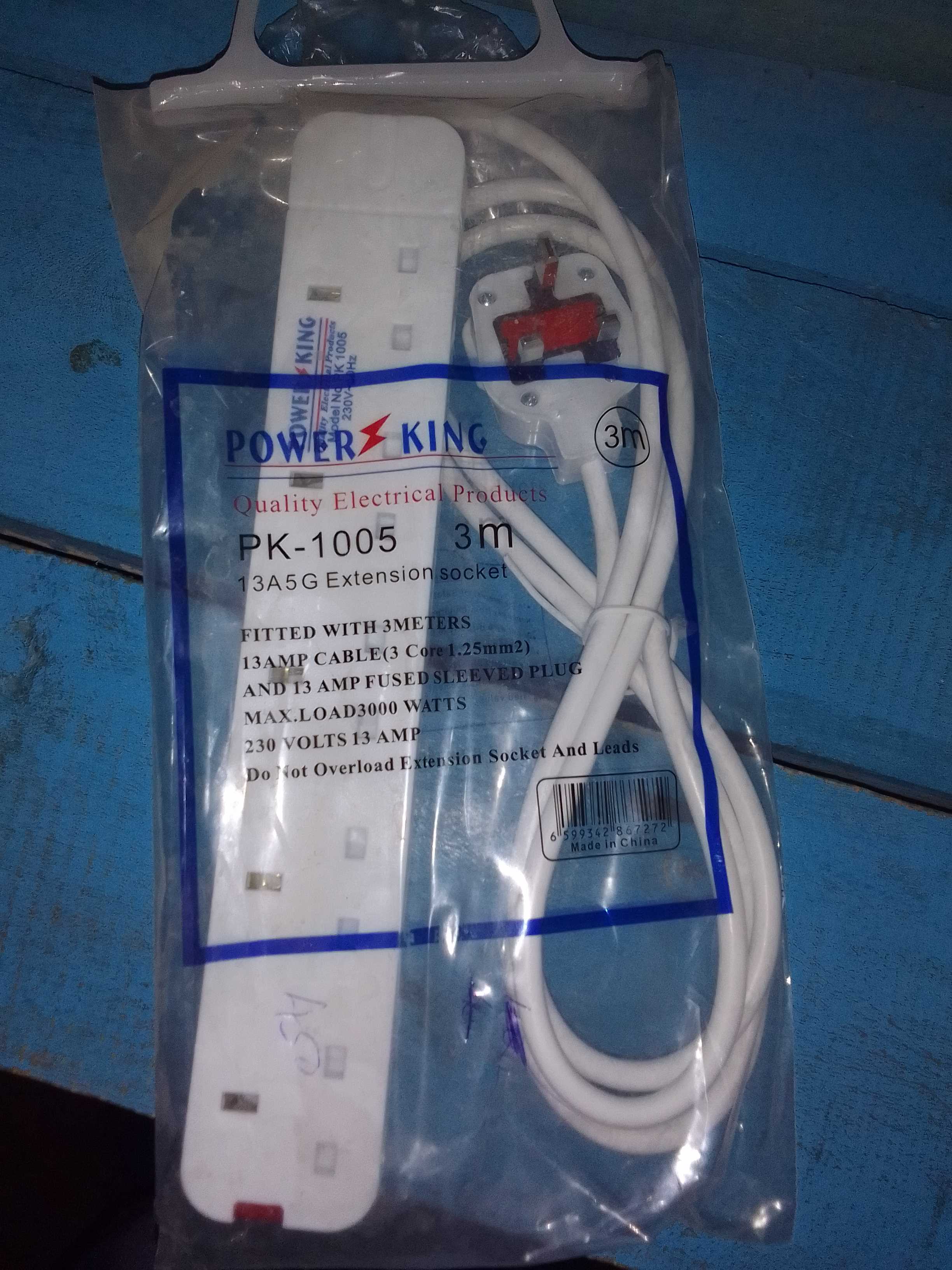 Buy 13A5G Extension Socket in Mwala