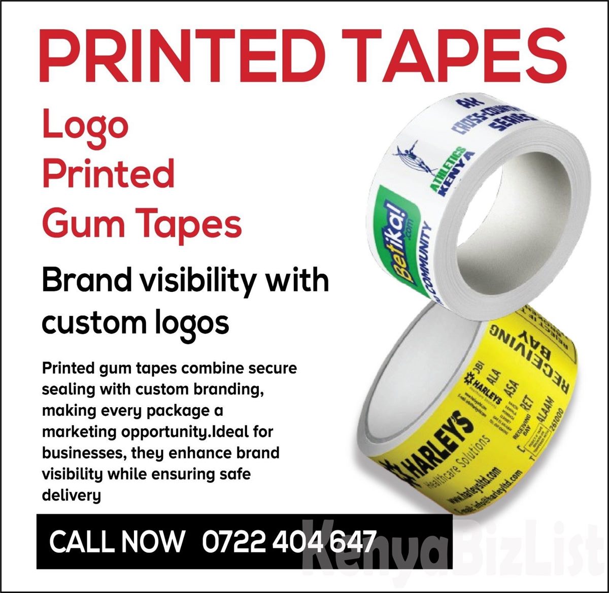 Custom Logo Printed Self-Adhesive Packing Tape