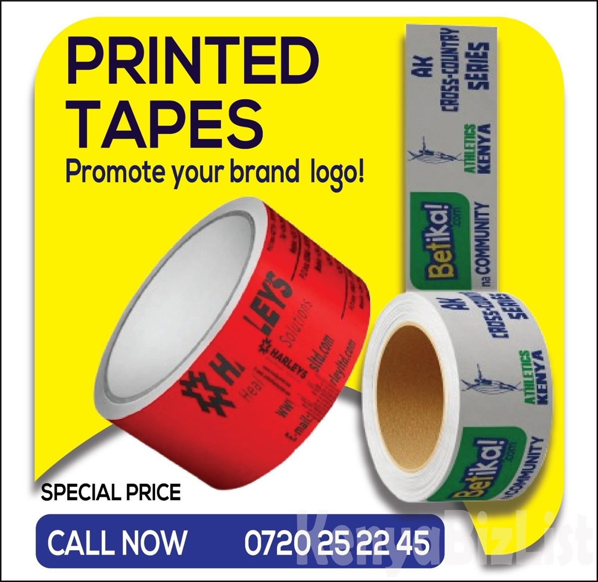 Custom Printed Packaging Tapes in Nairobi-Kenya