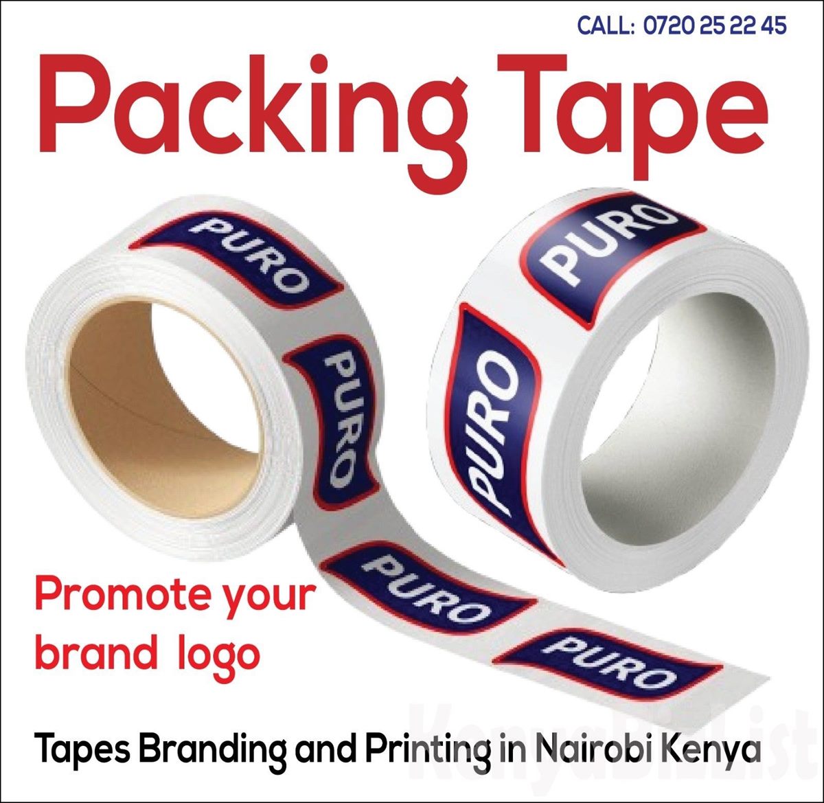 Custom Printed Self-Adhesive Packaging Tapes