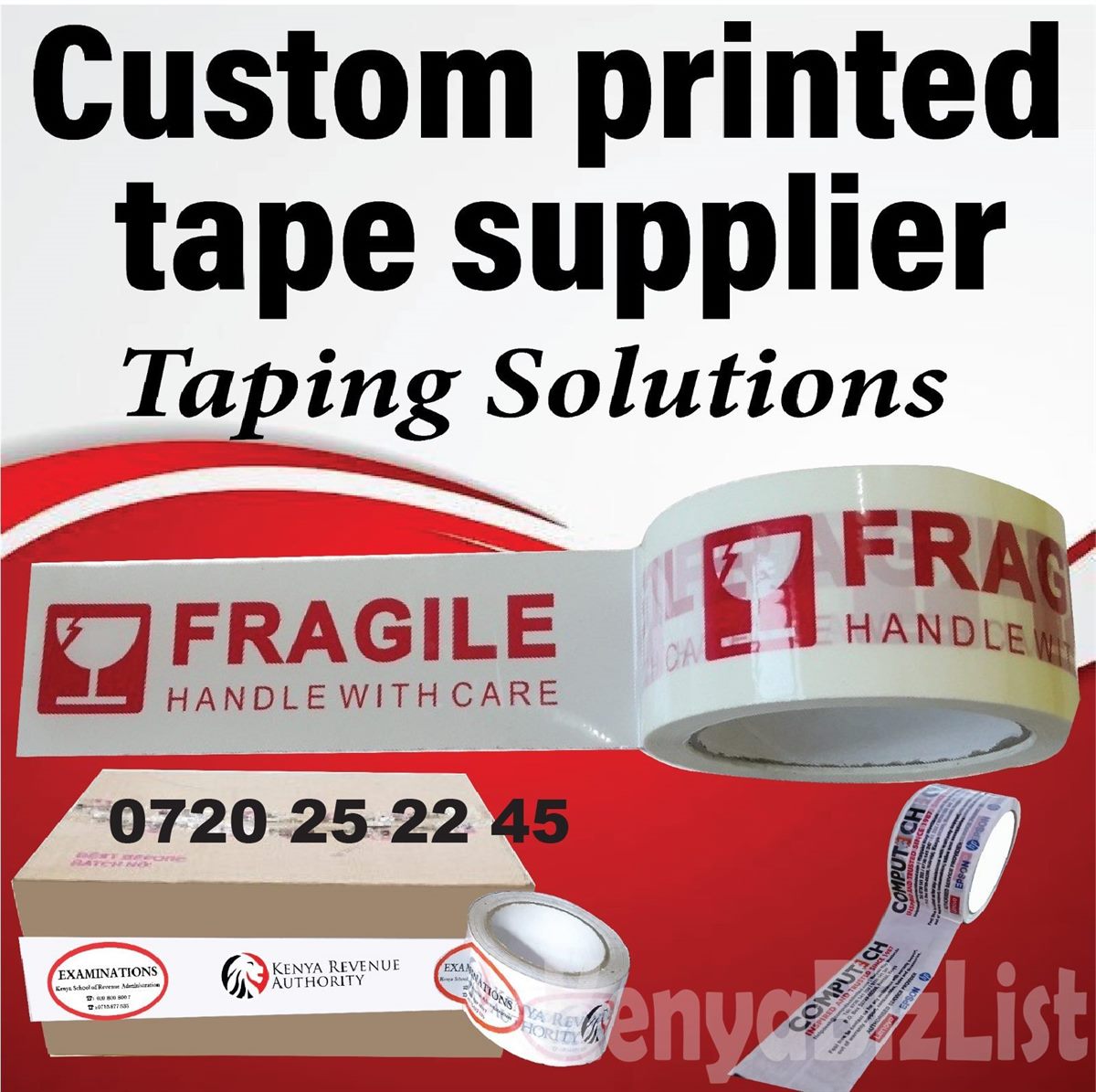 Printed Tape – High Quality Adhesive Solutions
