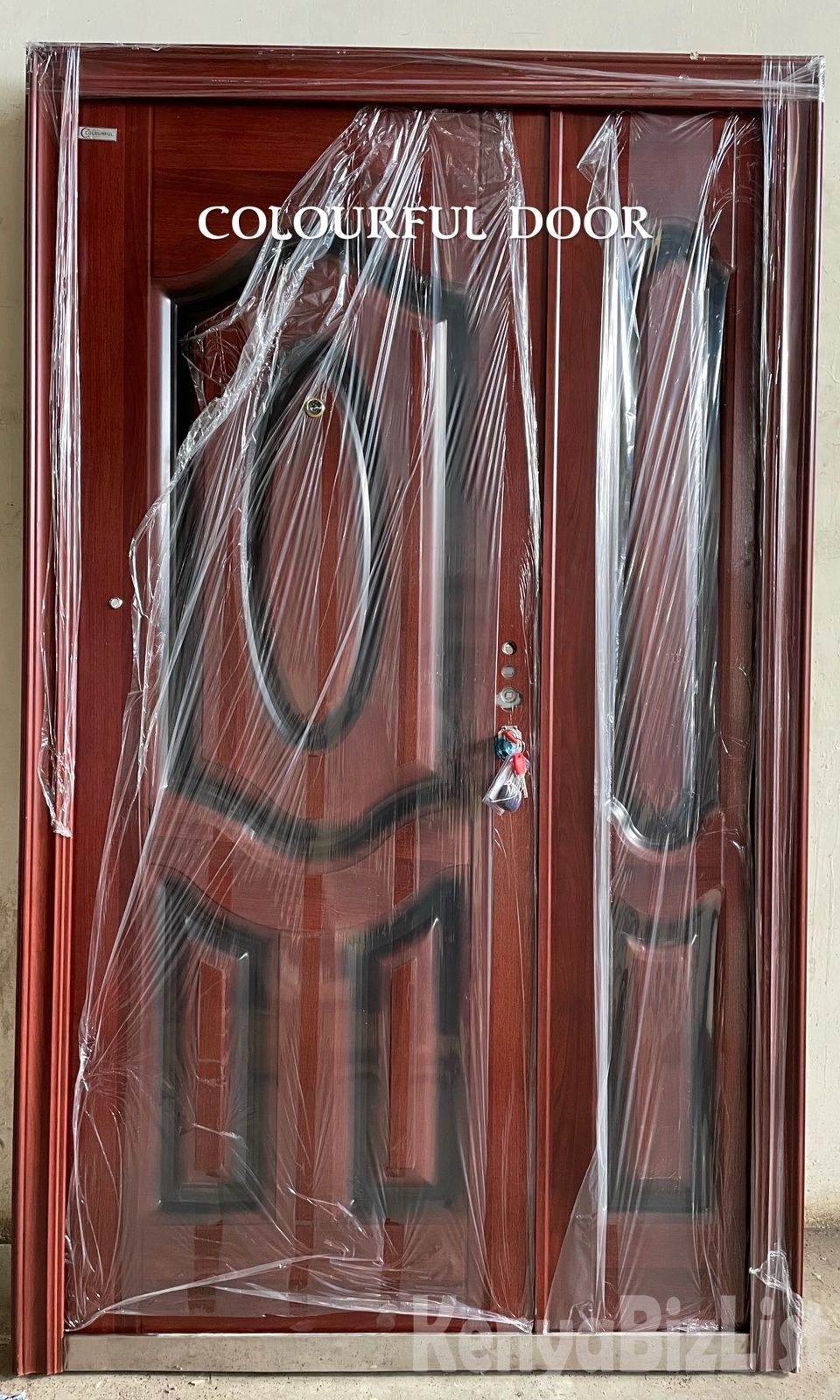 Premium Brown Walnut Wooden Finish Doors for Sale