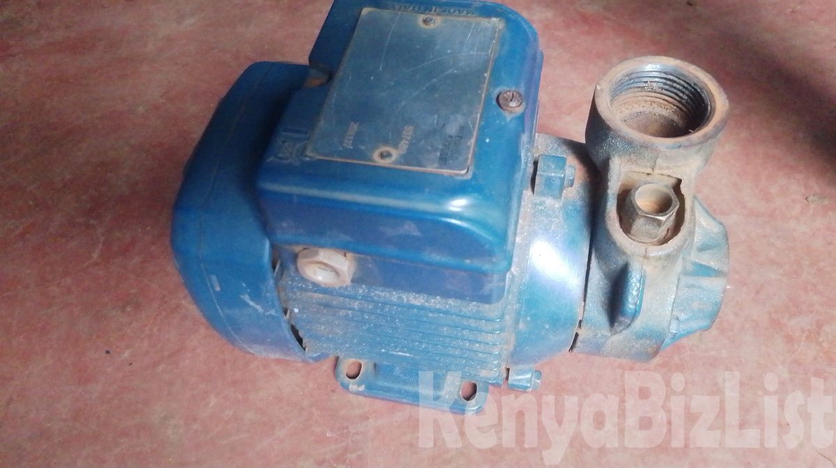Green Centrifugal Water Pump Motor – Non-Working / For Repair or Spares