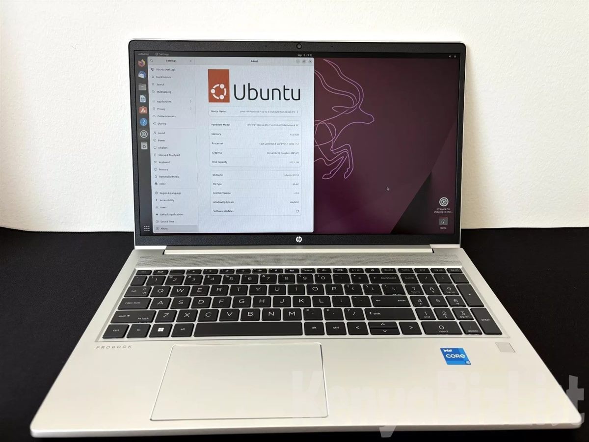 HP ProBook 450 G10 15.6″ Laptop - 13th Gen Intel Core i5, 16GB RAM, 512GB SSD – Silver for Sale