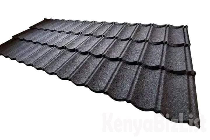 Decra Charcoal Grey/Black Roofing Tiles – Ksh 700 per Piece