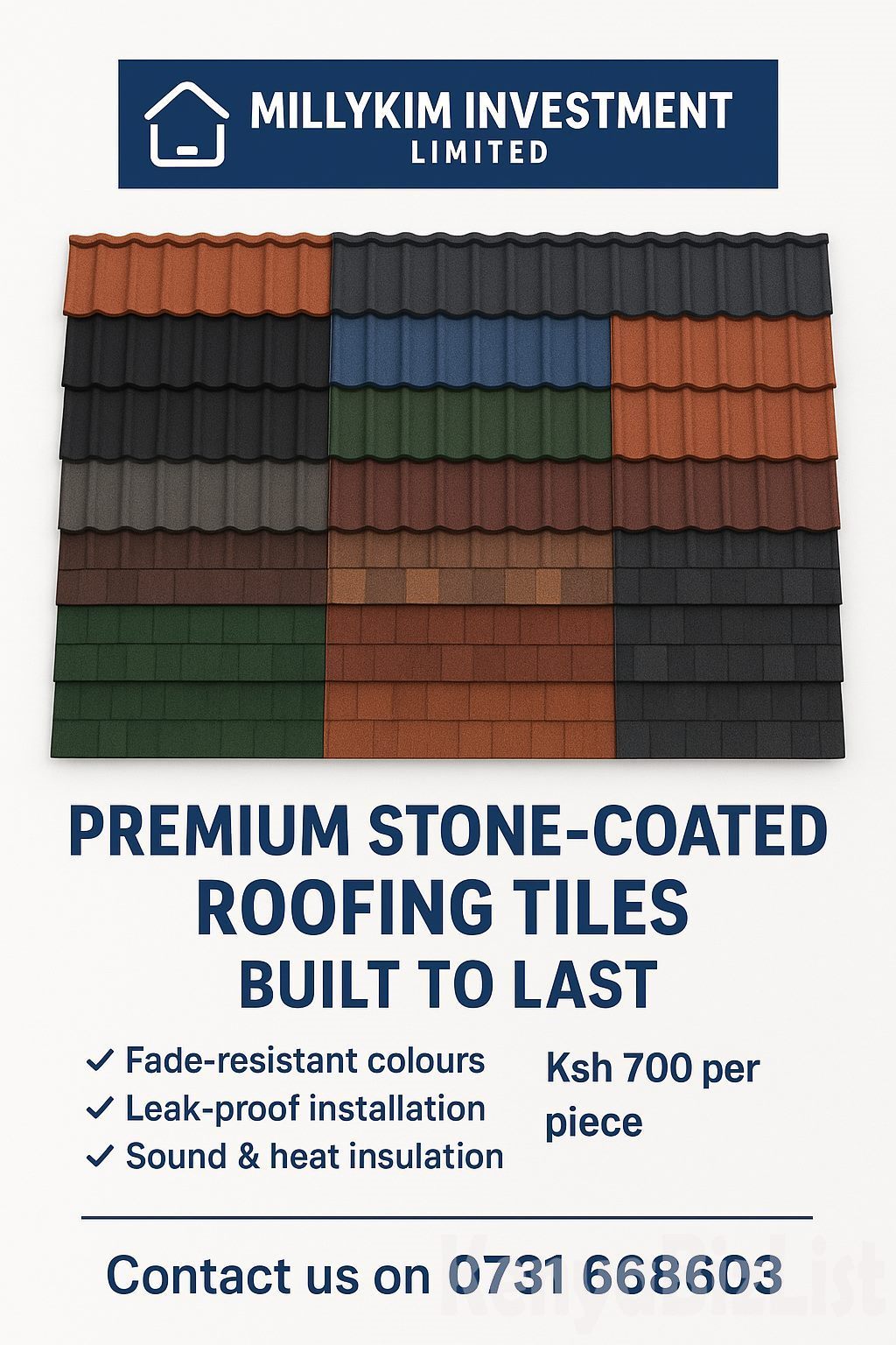 Premium Stone-Coated Roofing Tiles
